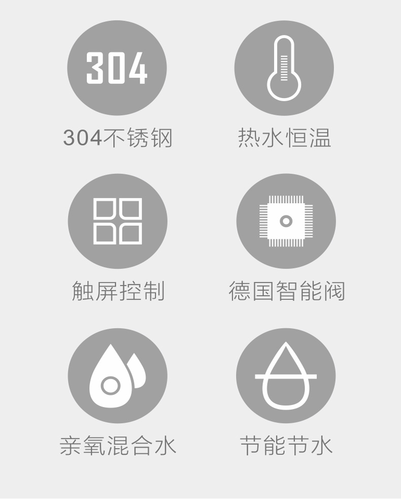 欧沐莎S400冰川白集成热水器全屋供水家用足部按摩电热水器中山厂